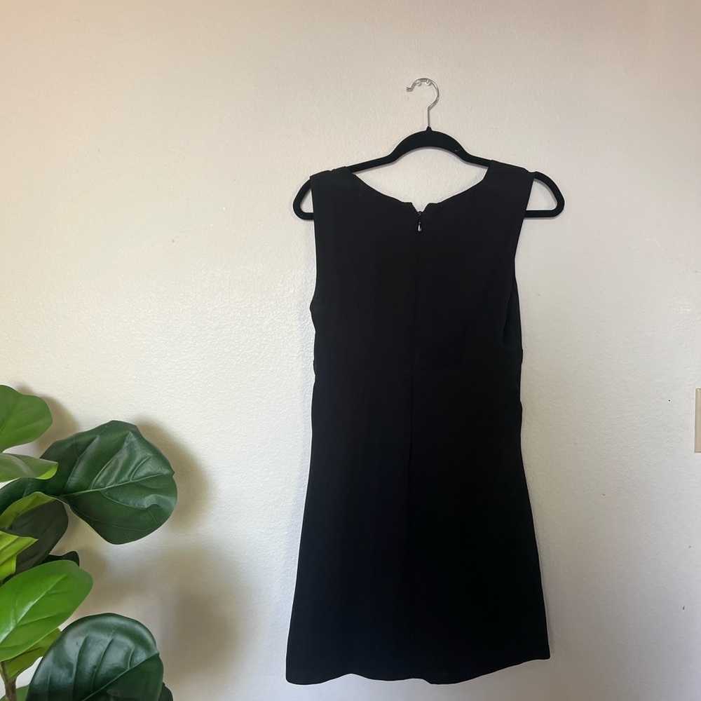 VINTAGE BEBE Black Sleeveless Dress with Silver Embellishments - Picture 3 of 4